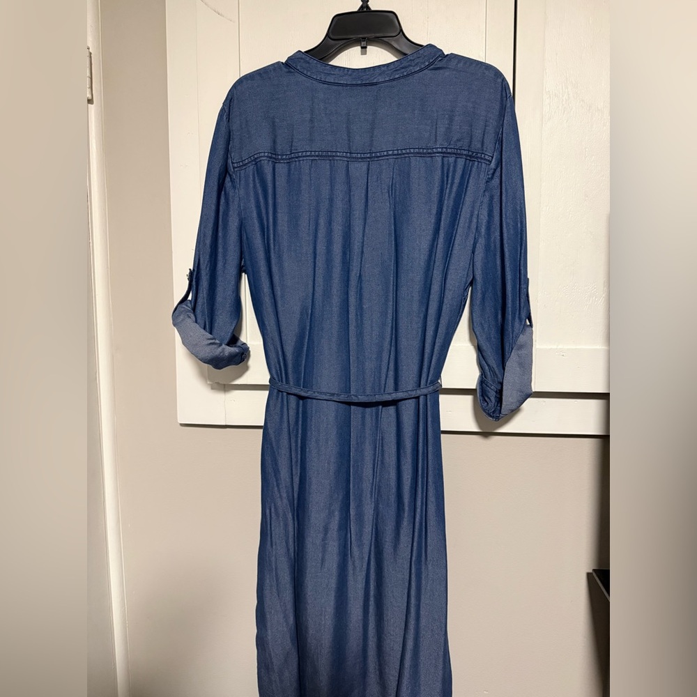 Liz Claiborne Dark Blue Long Sleeve Dress - Picture 5 of 5